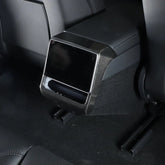 Carbon Fiber Bak AC Vent Deksel (Carbon Fiber Pattern ABS) for Tesla Model Y Juniper 2025+